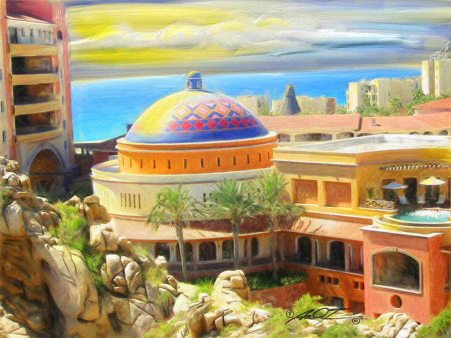 Cabo Condo Painting by Dale Turner