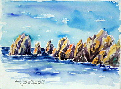 Cabo San Lucas 111 Painting by Ingrid Dohm