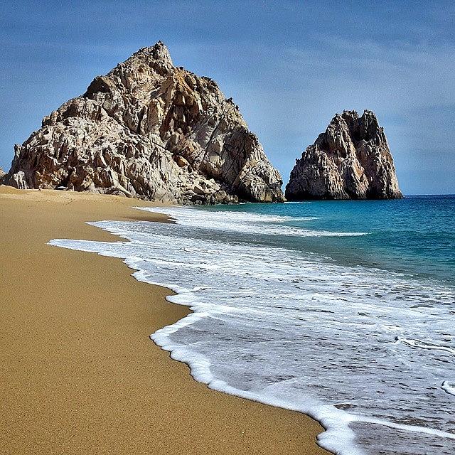 Nature Photograph - Cabo San Lucas Very Own Twin Peaks by Tanya Gordeeva