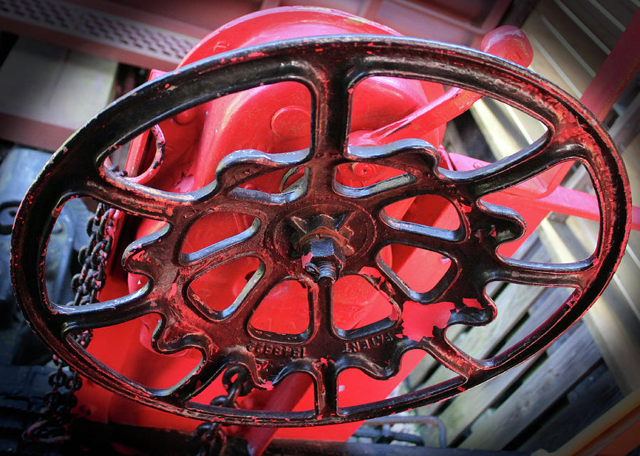 Caboose Brake Wheel Photograph by Cynthia Guinn