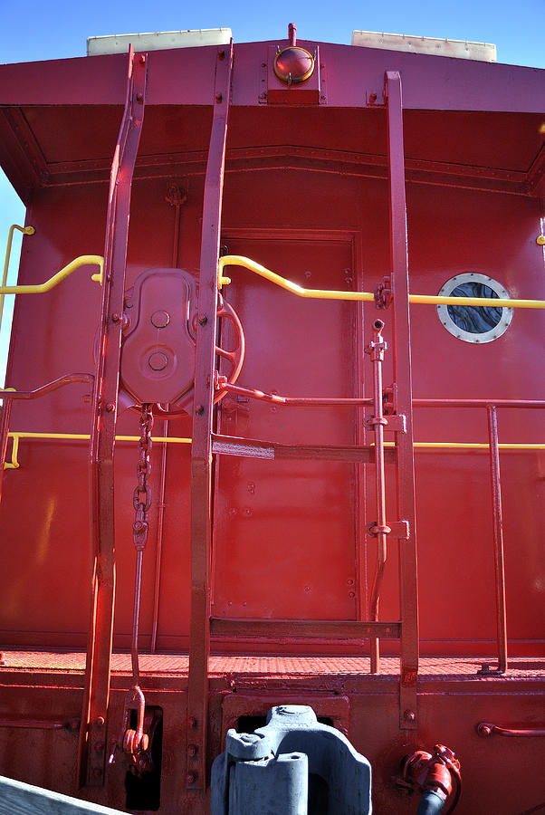 The Bright Red Caboose Photograph by George Taylor