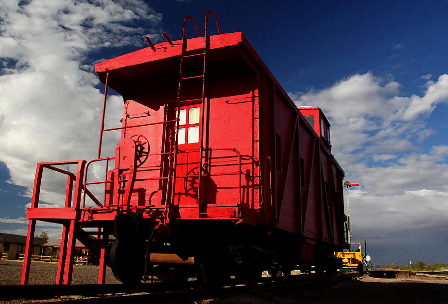 Caboose on the Border Photograph by Ross Lewis