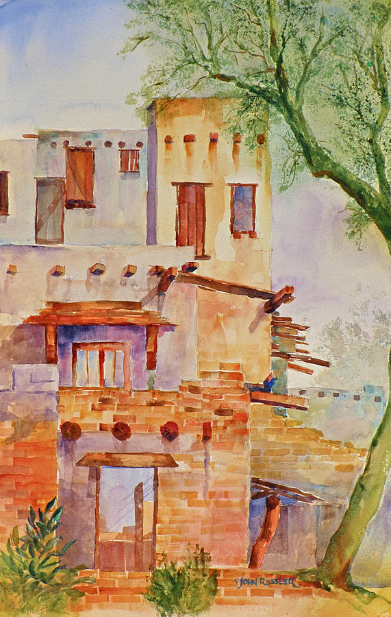 Cabots Place IV. Painting by John Ressler