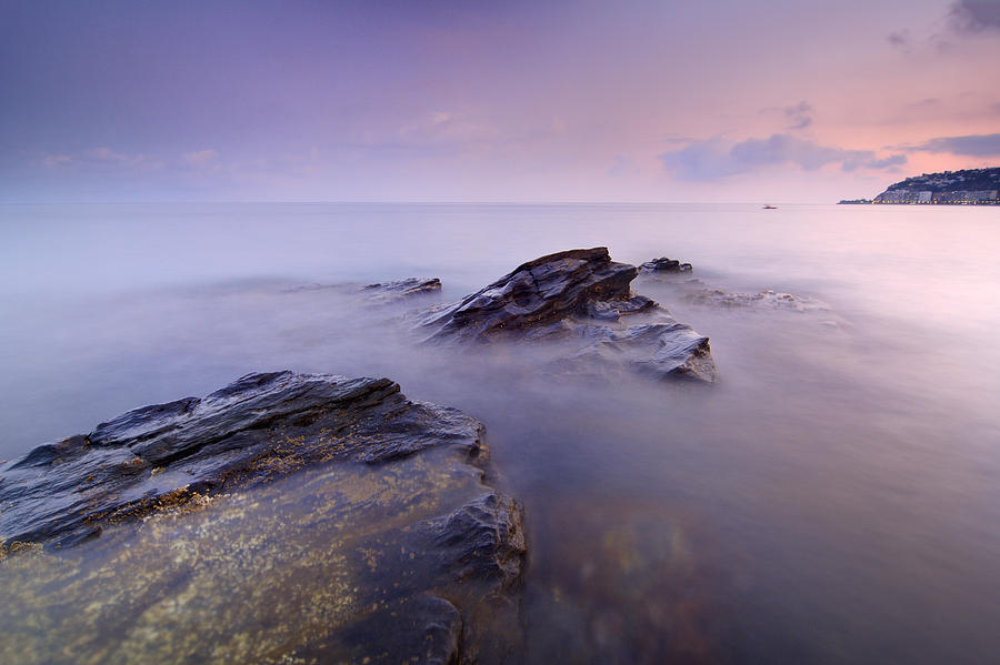 Sunset Photograph - Cabria beach by Guido Montanes Castillo