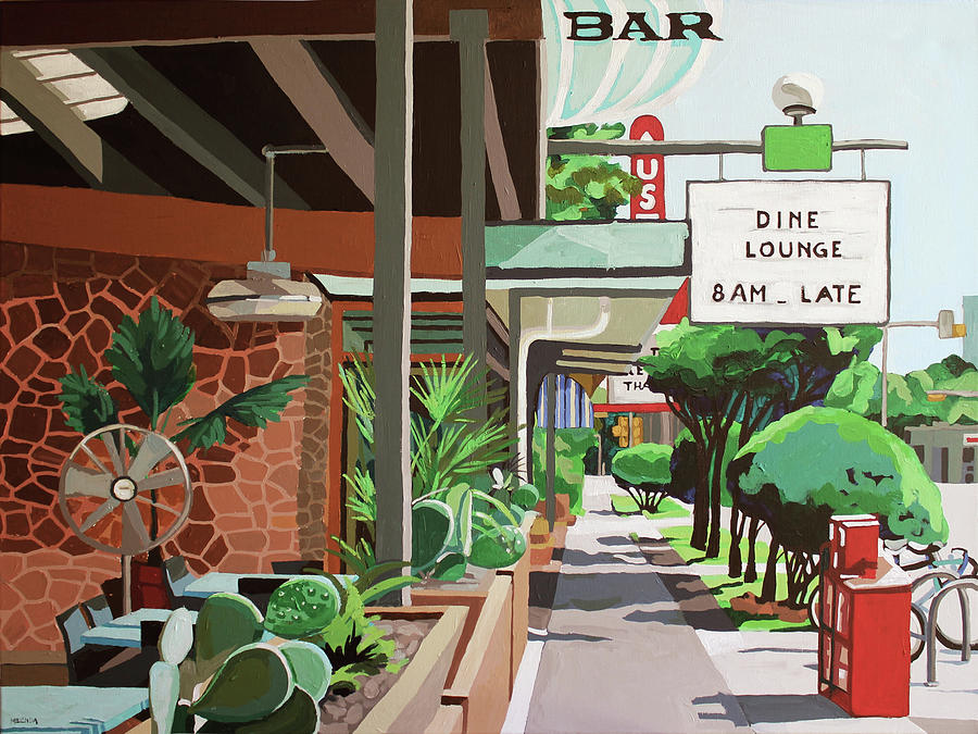 Cactus Cafe Painting by Melinda Patrick