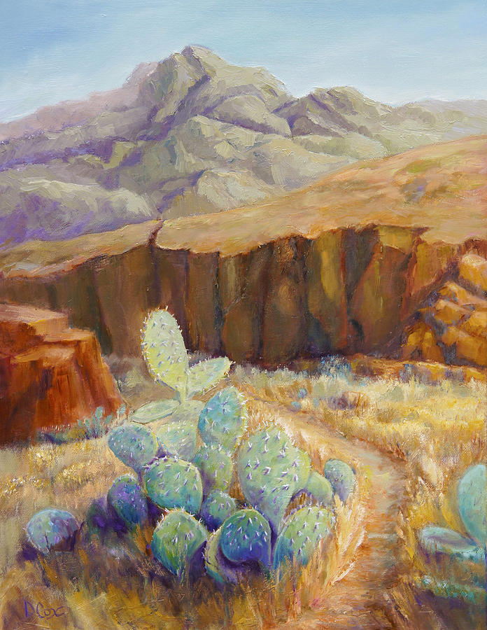 Cactus Canyon Painting By Diana Cox - Fine Art America