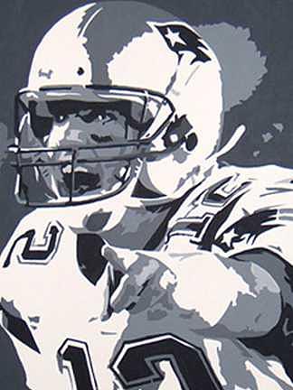 Football Painting - Cadence Call by Michael James Toomy Football Painting - Cadence Call by Michael James Toomy