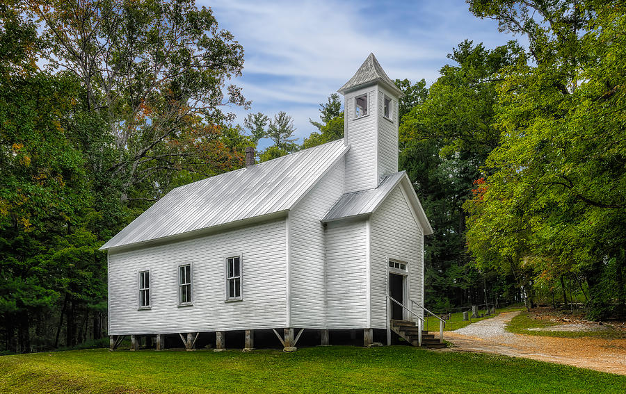 Cades Cove Missionary Baptist Church - 1 Photograph by Frank J Benz