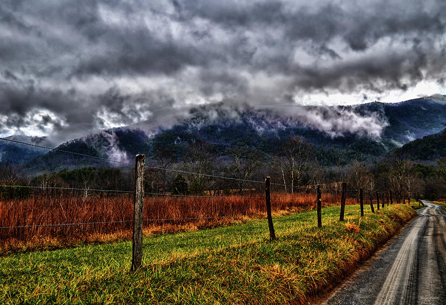 Cades Cove - Storm Clouds 004 Photograph by George Bostian