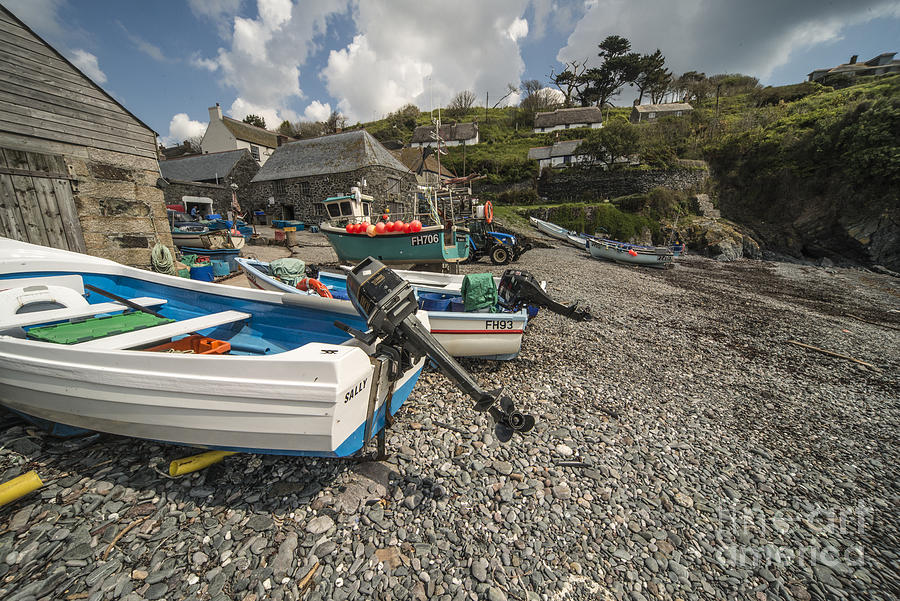 Boat Photograph - Cadgwith Fishing Boats  by Rob Hawkins