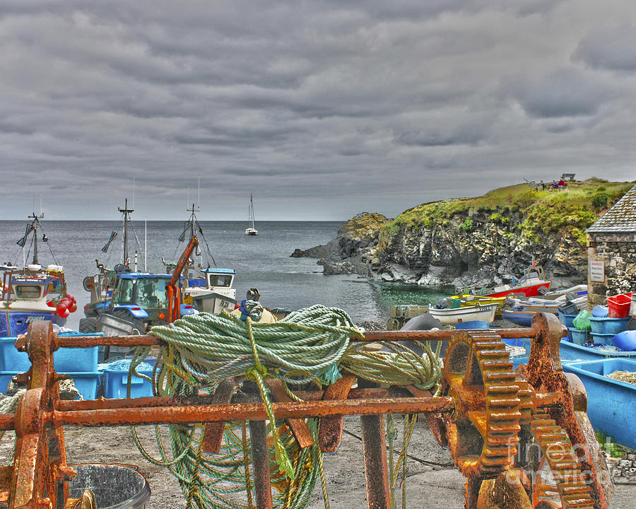 Cadgwith HDR Photograph by Terri Waters