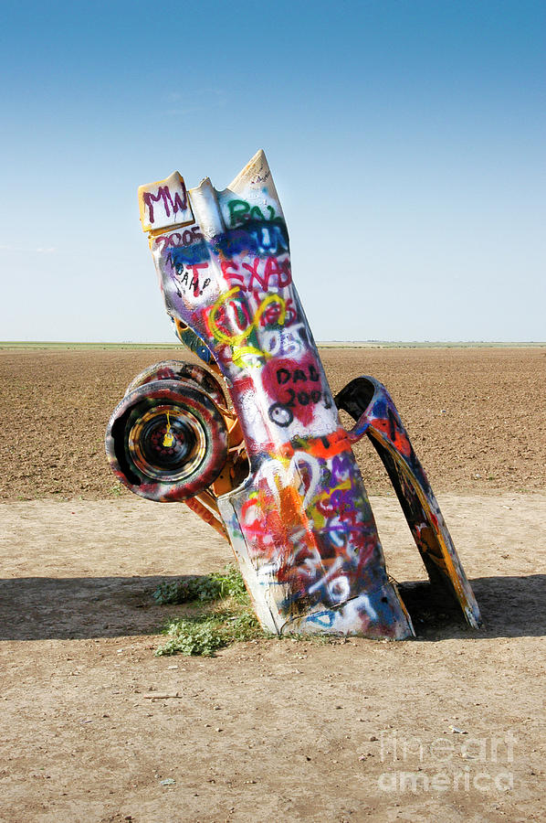 Cadillac Ranch, West Texas Photograph by Greg Kopriva
