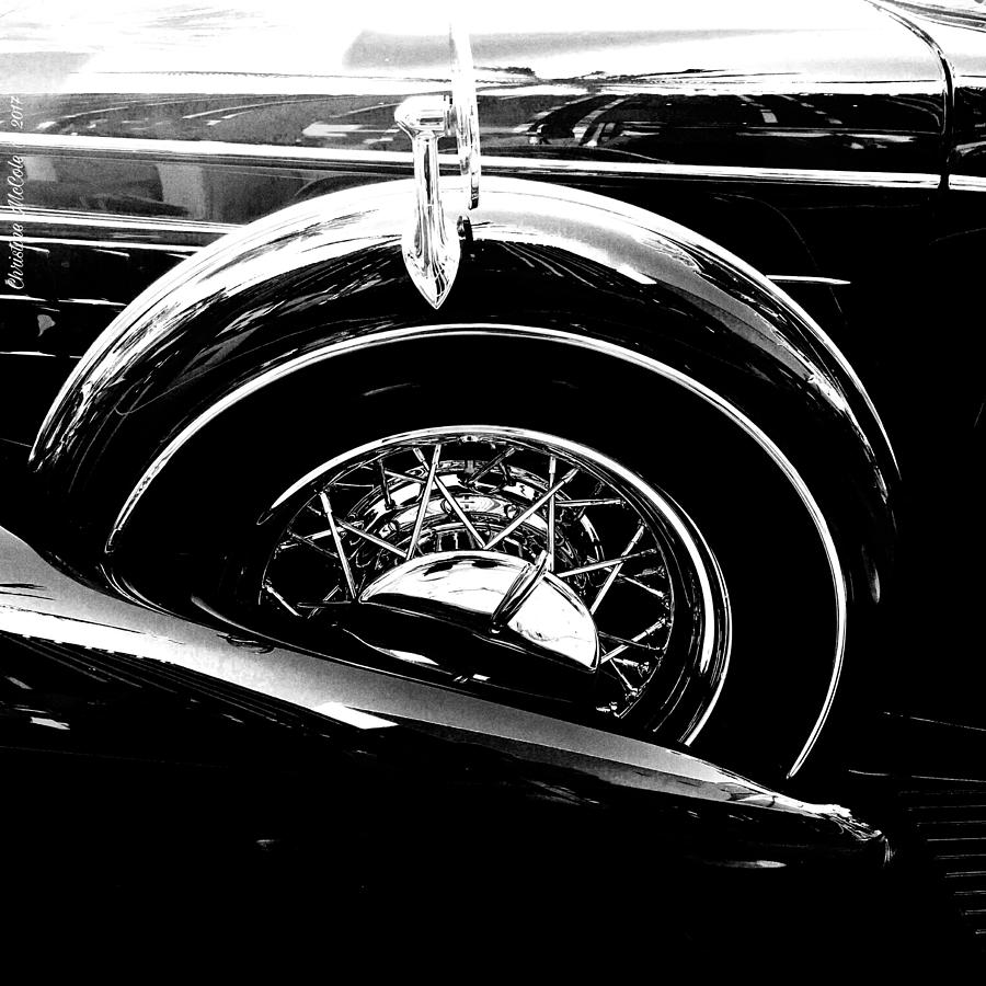 Cadillac V8 Tire Hub Photograph by Christine McCole