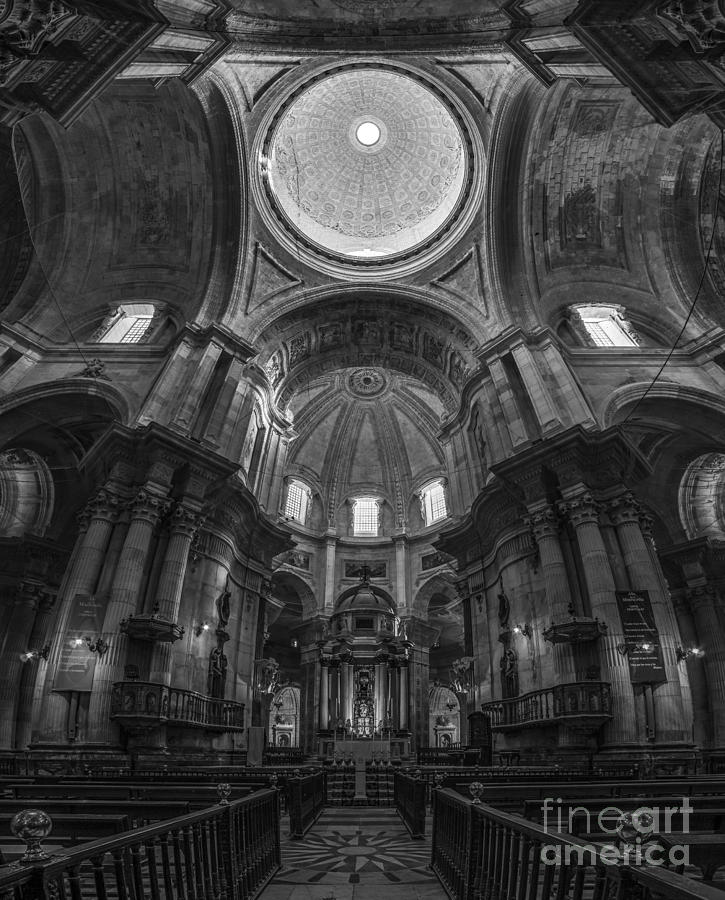 Cadiz Cathedral Black and White Cadiz Spain Photograph by Pablo Avanzini