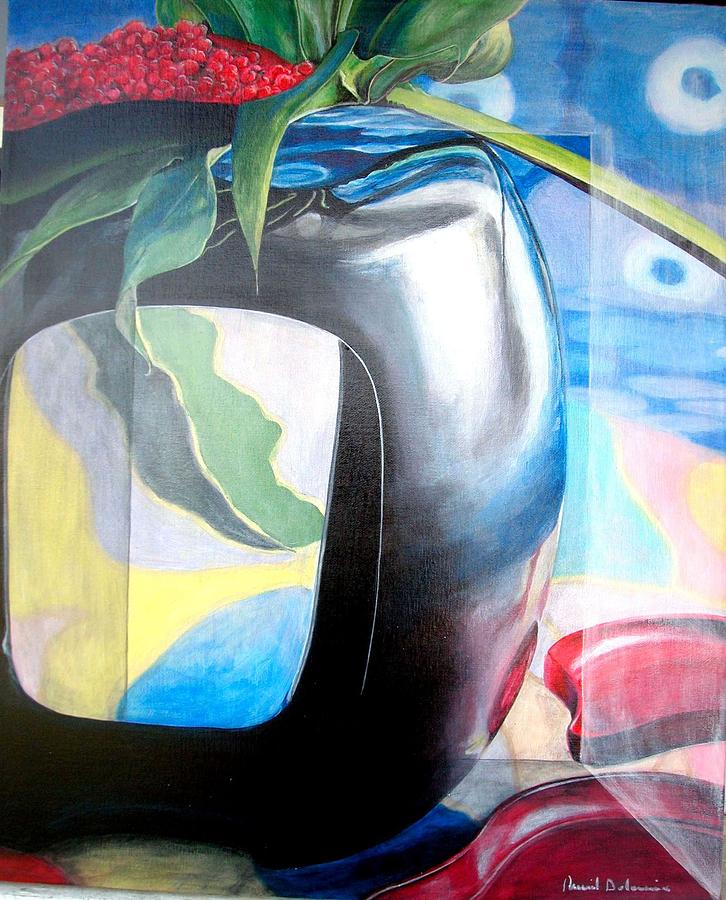 Nature-morte Painting - Cadre by Muriel Dolemieux Nature-morte Painting - Cadre by Muriel Dolemieux
