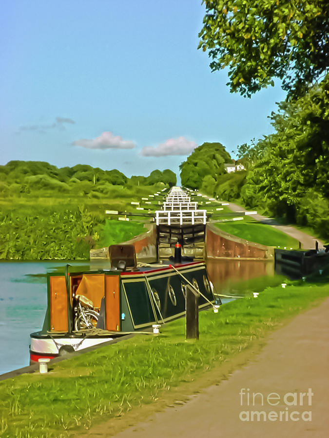 Caen Hill Locks Wiltshire Photograph by Terri Waters