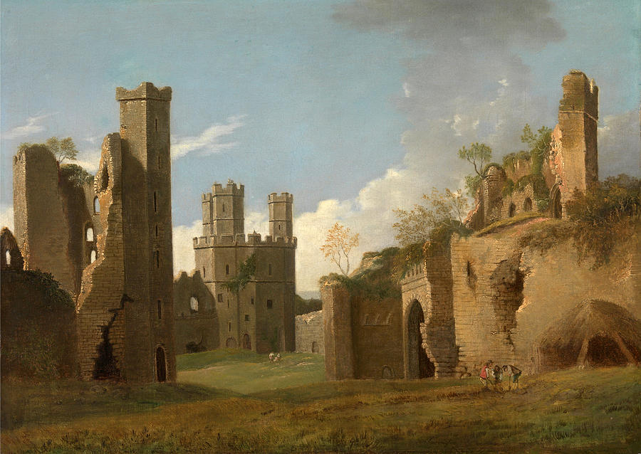 Caernarvon Castle Painting by Joseph Farington