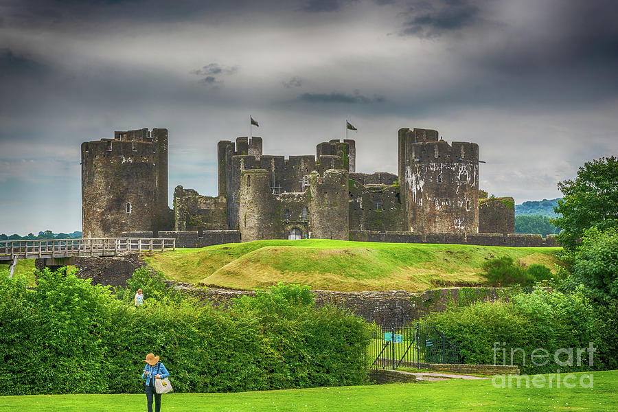 Caerphilly Castle East View 1 Photograph