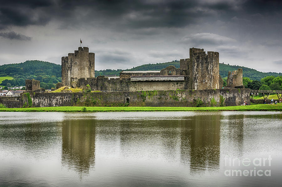 Caerphilly Castle North View 2 Photograph by Steve Purnell