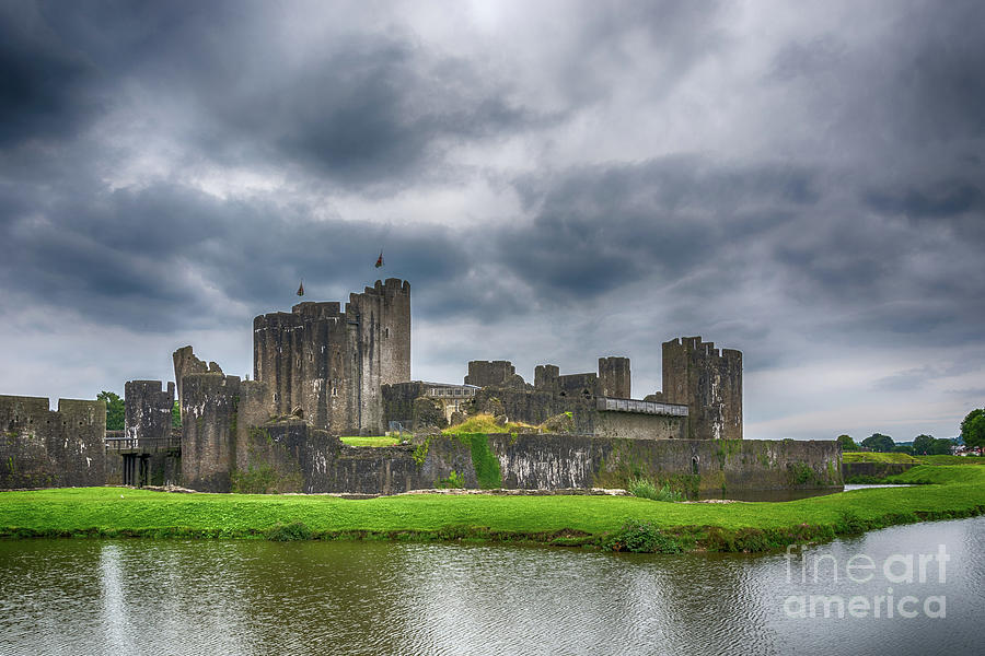 Caerphilly Castle North View 3 Photograph by Steve Purnell