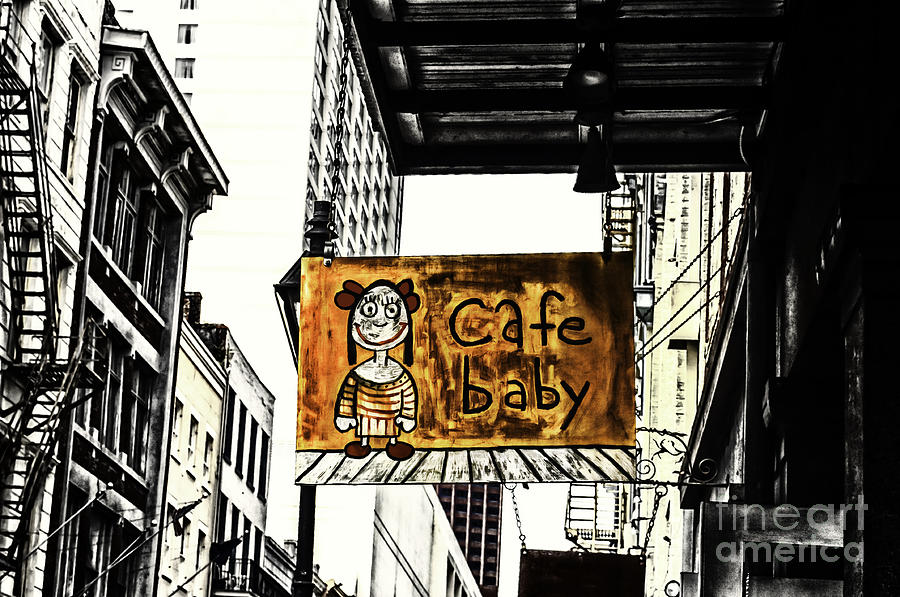 Cafe Baby Photograph by Frances Ann Hattier