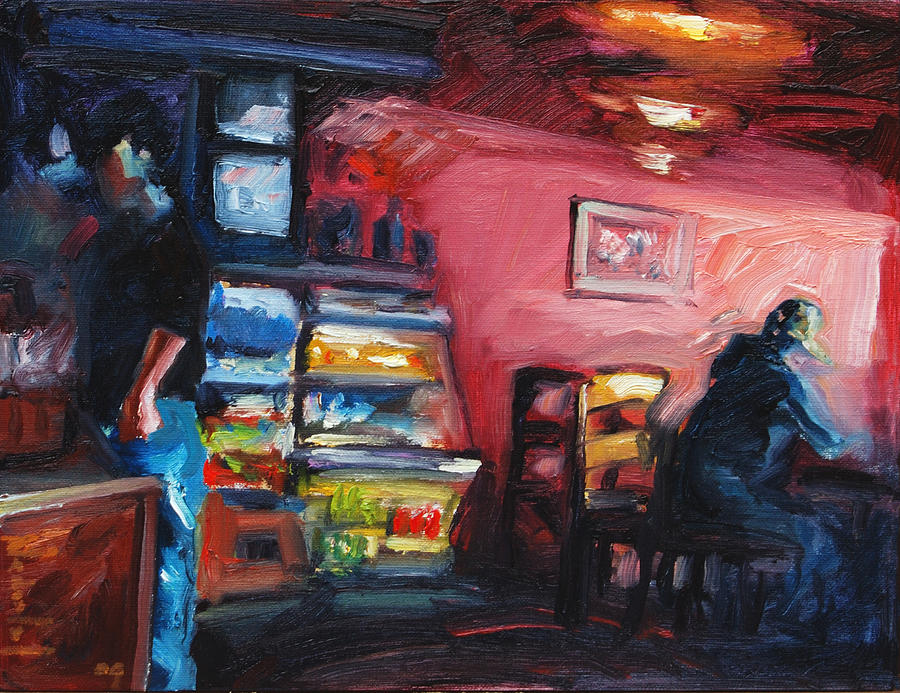 Cafe Boulange Painting by Rick Nederlof