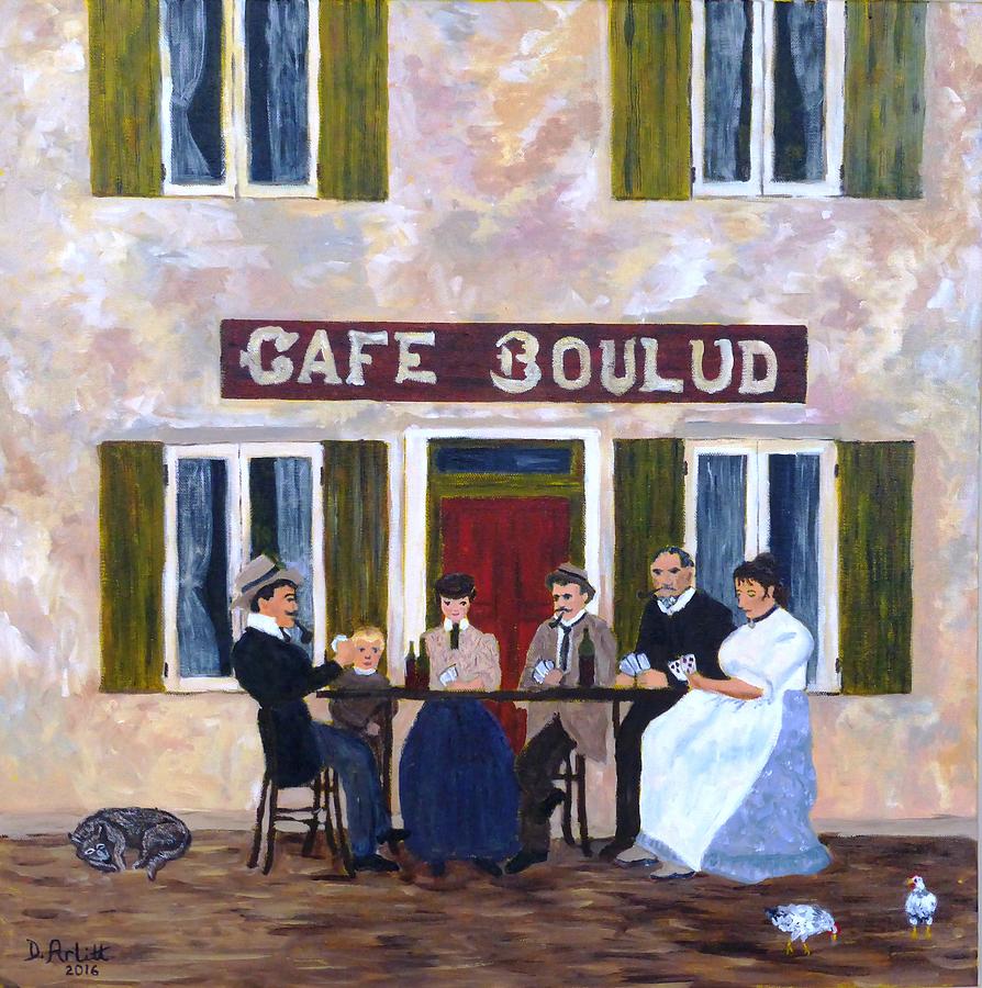 Cafe Boulud Painting by Diane Arlitt