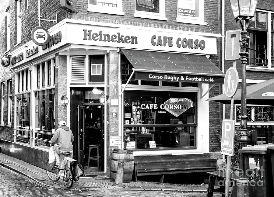 Cafe Corso Amsterdam Photograph by John Rizzuto