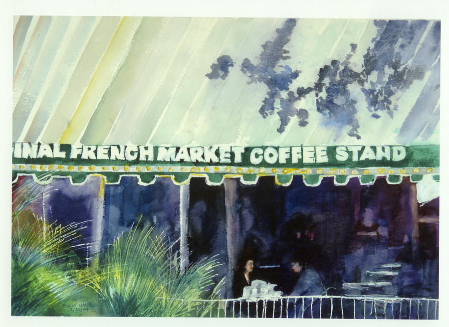 Cafe de Monde.New Orleans Painting by Bobby Walters