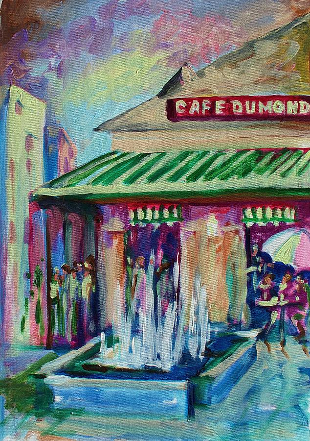 New Orleans Painting - Cafe du Monde by Saundra Bolen Samuel