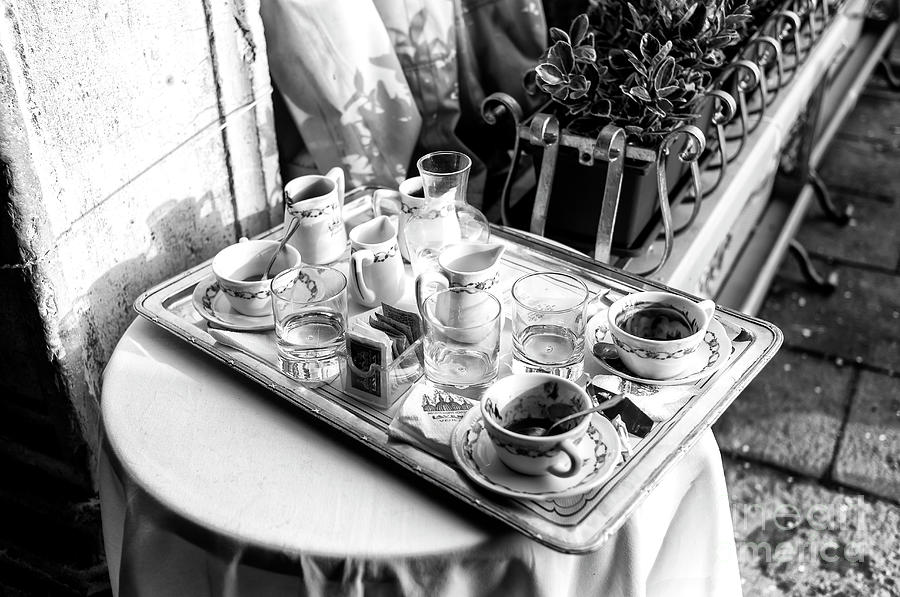 Cafe Essentials in Venice Photograph by John Rizzuto