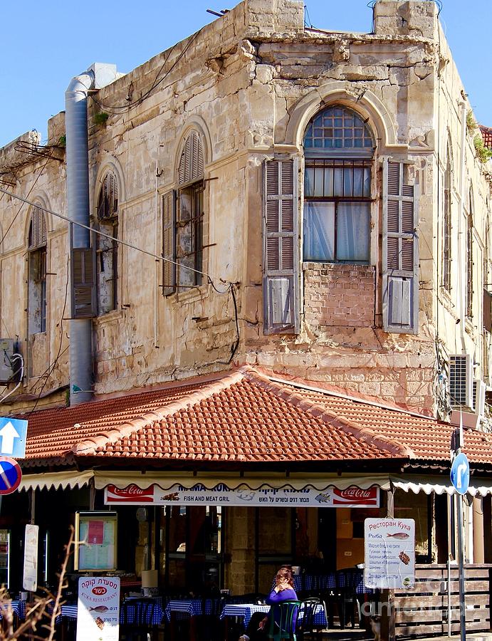 Cafe in Jaffa Photograph by Jody Frankel