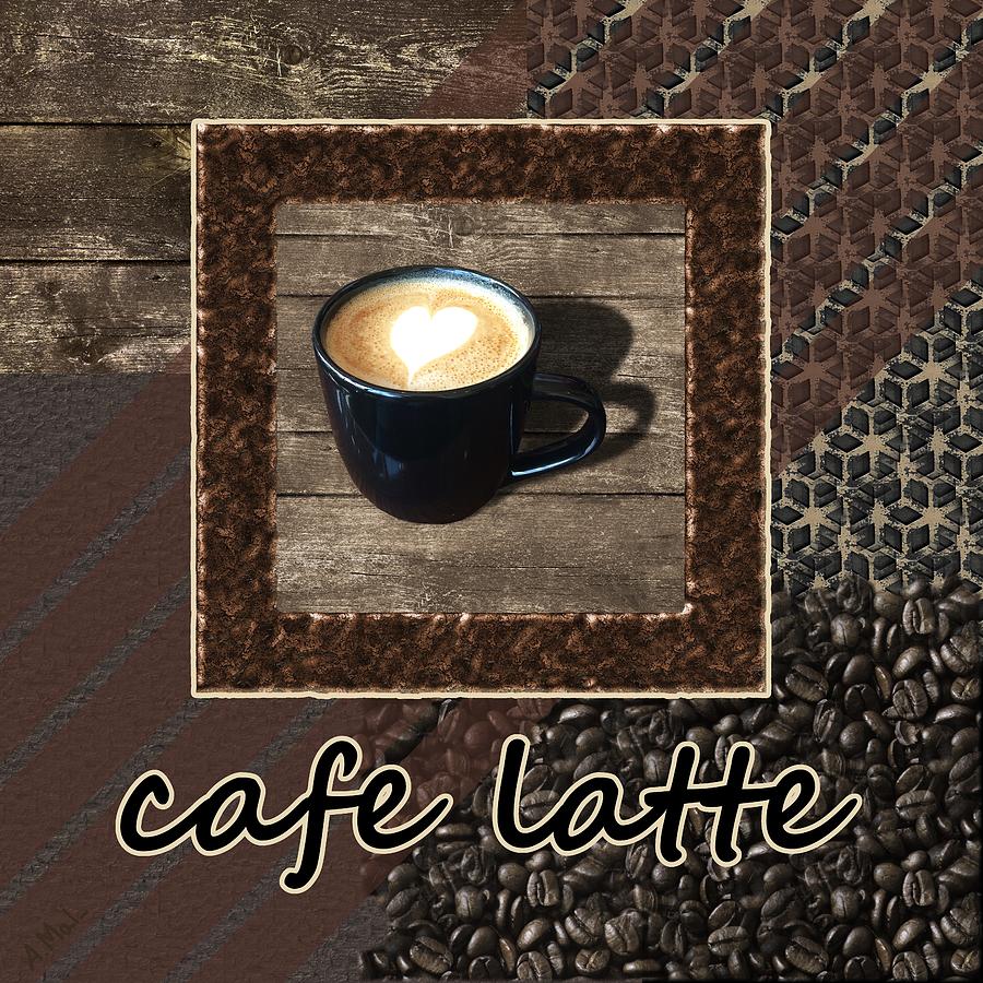 Coffee Photograph - Cafe Latte - Coffee Art by Anastasiya Malakhova