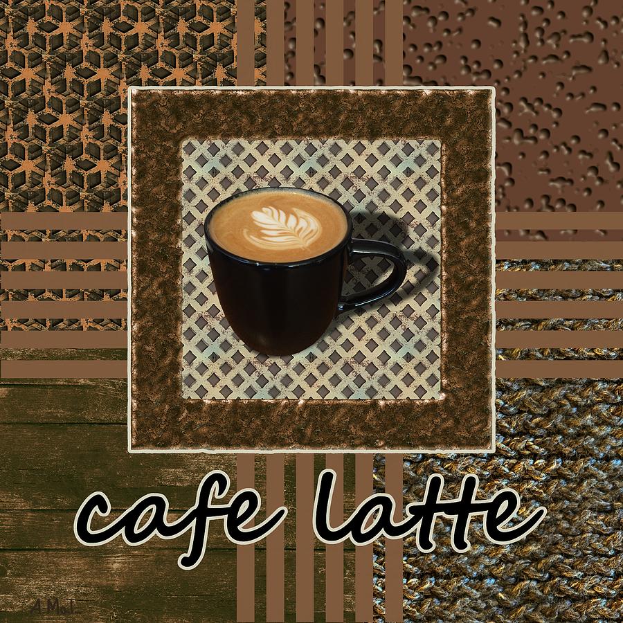 Cafe Latte - Coffee Art - Caramel Photograph by Anastasiya Malakhova