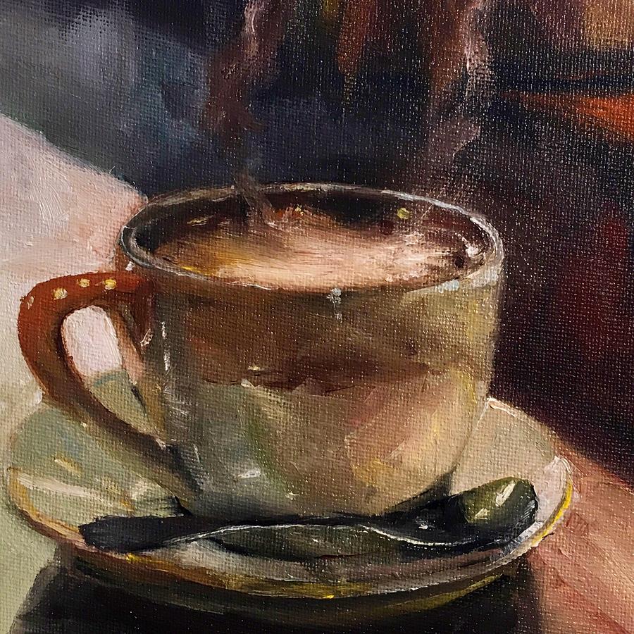 Cafe Love Coffee Painting Painting