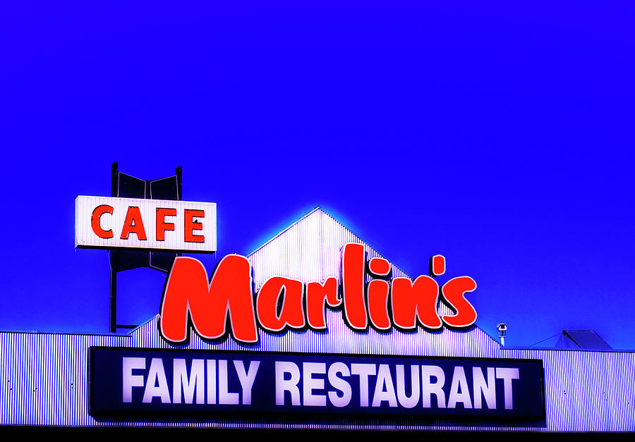 Cafe Marlins Photograph by Mary Capriole