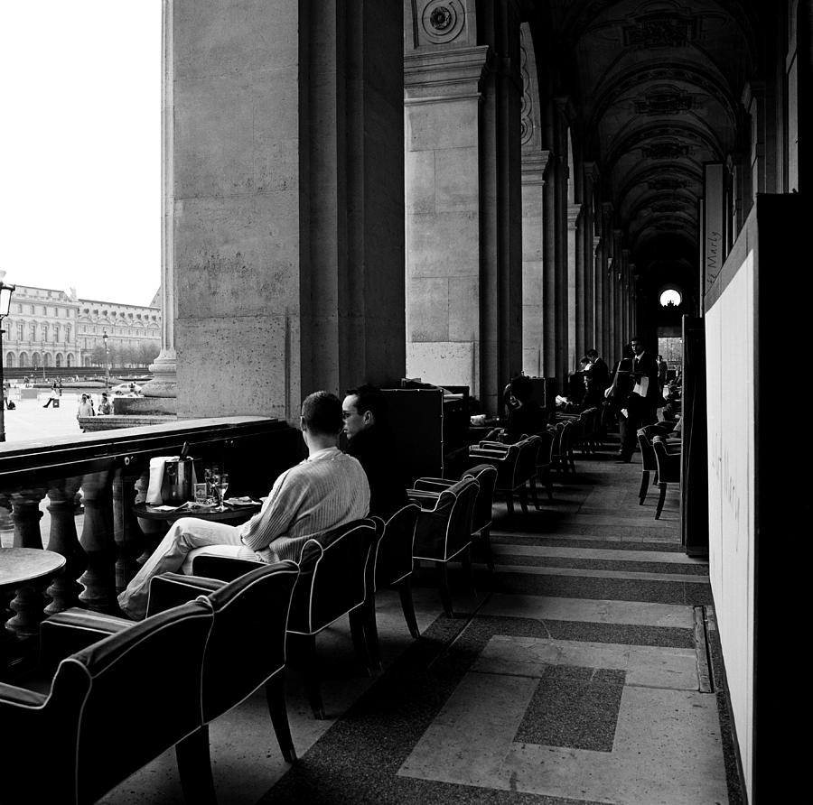 Cafe Marly- Cour du louvre Paris. Tote Bag by Cyril Jayant - Pixels