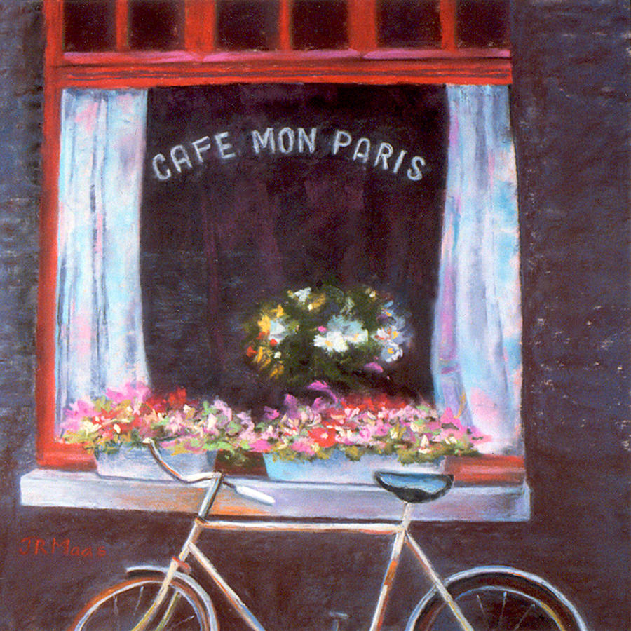 Cafe mon Paris Pastel by Julie Maas