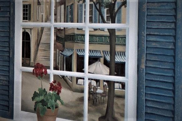 Cafe on the left bank of Paris by Suzn Smith Cafe on the left bank of Paris by Suzn Smith