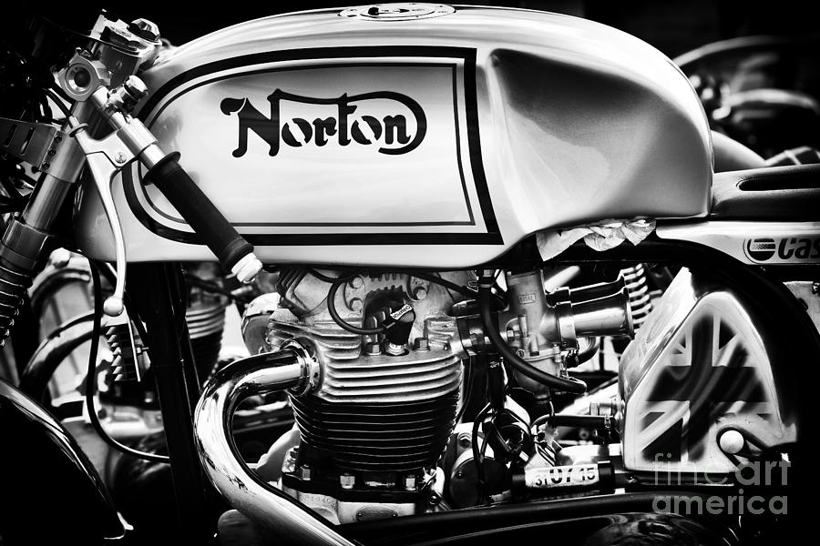 Cafe Racing Norton Photograph by Tim Gainey