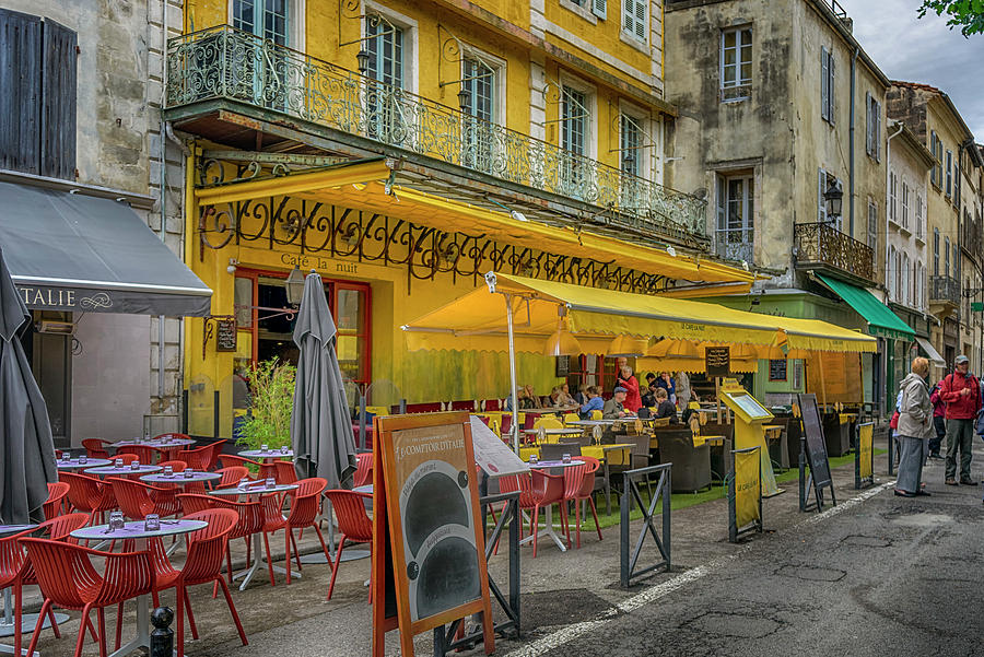 Cafe Terrace Arles France Van Gogh_DSC5797_16 Photograph by Greg Kluempers