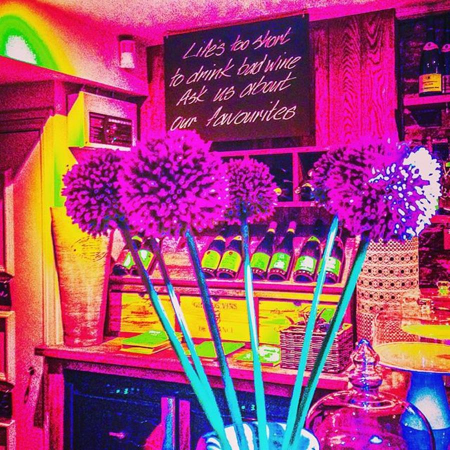 Flower Photograph - #caferouge #henleyonthames by Sam Stratton
