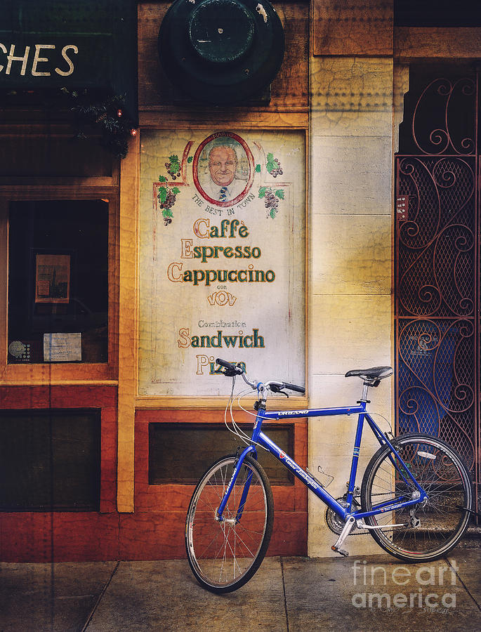 Caffe Expresso Bicycle Photograph by Craig J Satterlee