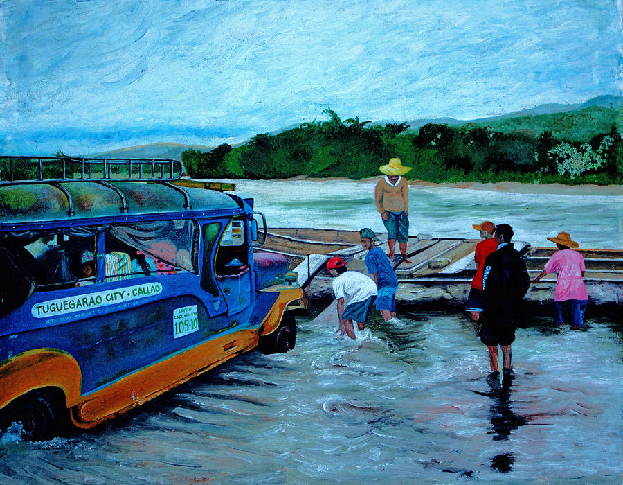 Cagayan River Painting by Carol Tsiatsios