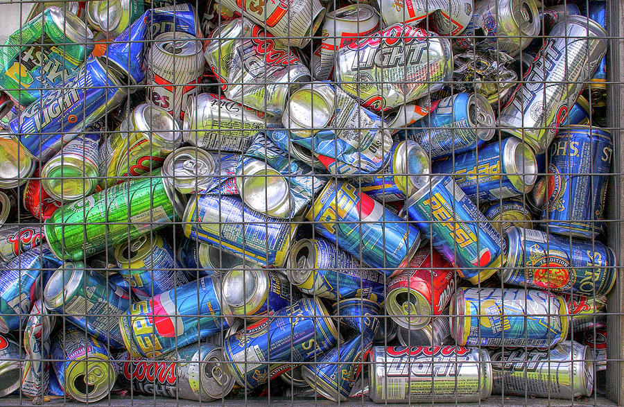 Can Photograph - Caged Cans by Randy Steele