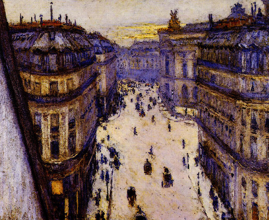Caillebotte Gustave Rue Halevy Seen From The Sixth Floor