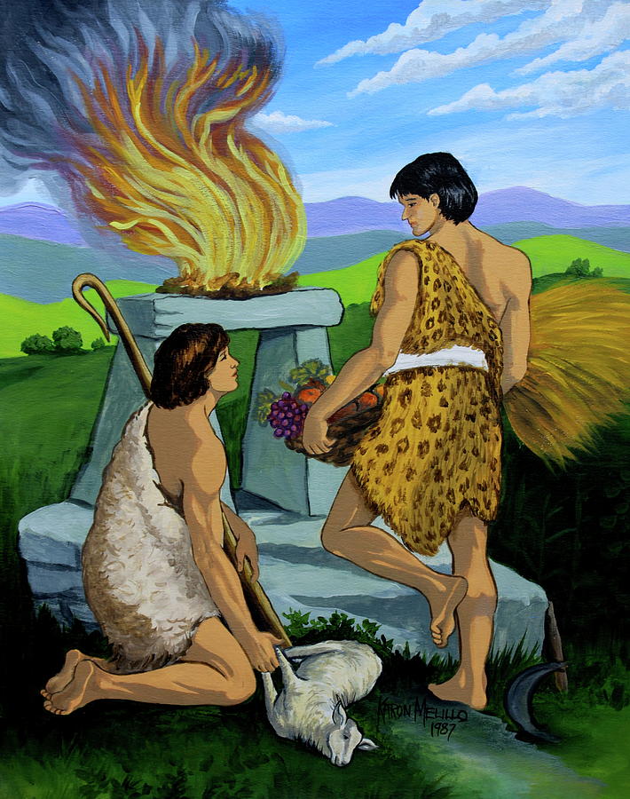 Cain and Abel Painting by Karon Melillo DeVega