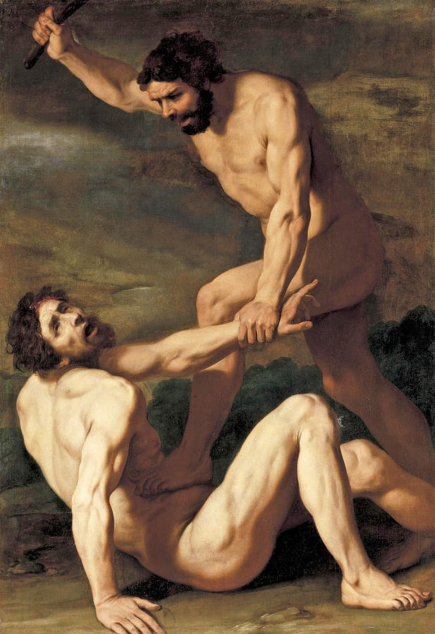 Cain Killing Abel Painting by Daniele Crespi
