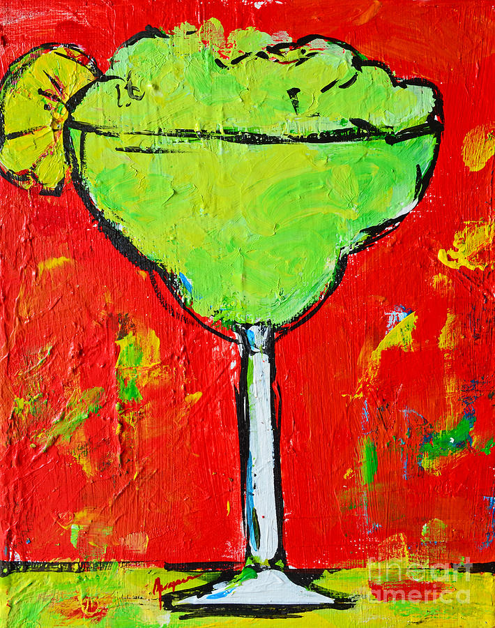 Caipirinha - Tropical Drink Painting by Patricia Awapara