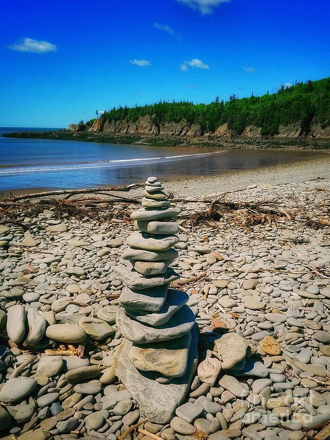 Cairn in Eastern Canada Photograph by Mary Capriole